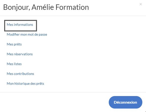 Informations encadré